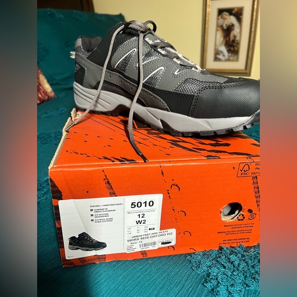 Men's “Worx” by Red Wing work Oxford - Picture 1 of 5